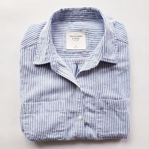 Casual Abercrombie & Fitch Women's Striped Shirt S